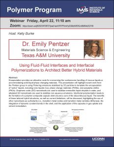 Polymer Program Webinar – Emily Pentzer